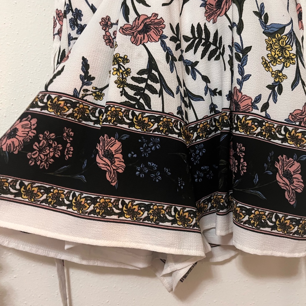 Flower Pattern Jumpsuit